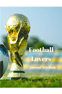Football Lovers Journal Notebook