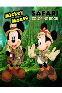 Mickey Mouse Safari Coloring Book.