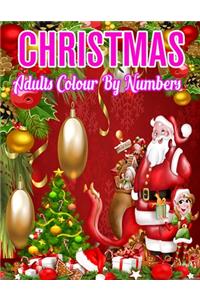 Christmas Adults Colour By Numbers