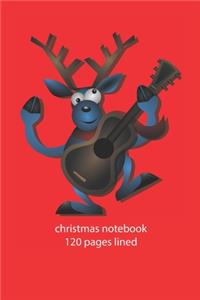 christmas notebook 120 pages lined