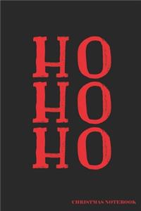 Ho Ho Ho Christmas Notebook