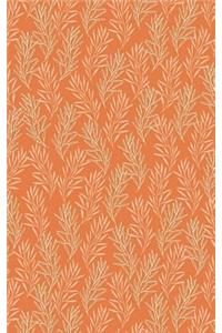 Desert Orange Botanic - Lined Notebook with Margins - 5x8