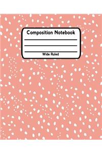 Composition Notebook Wide Ruled
