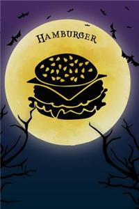 Hamburger Notebook Halloween Journal