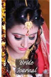 Bride journal: 5" x 8" An alternative Wedding Planning Journal to List the To-Do's for the Big "I Do" Indian style notebook - Journal - planner