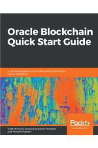 Oracle Blockchain Quick Start Guide