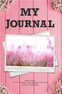 My Journal - Easy to Use Blood Sugar Logbook for Type 1 Diabetes (Glycemic Record / Blood Glucose Tracker) T1d - Floral Daily Diabetes Journal Logbook - Type One Teen / Type One Toddler