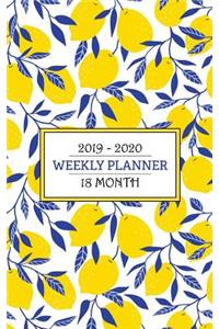 2019 - 2020 Weekly Planner - 18 Months