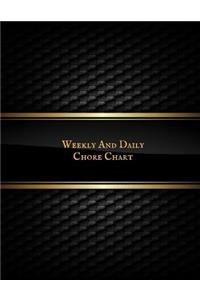 Daily and Weekly Chore Chart