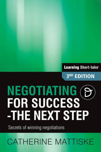Negotiating for Success - The Next Step
