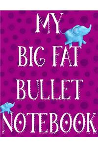 My Big Fat Bullet Journal: Jumbo Sized Dot Style Bullet Journal Notebook - 300 Plus Numbered Pages with 300 Dot Grid Pages, 6 Index Pages and 2 Key Pages in Large 8.5 X 11 Size