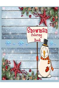 Snowman Coloring Book