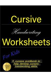 Cursive Handwriting Worksheets for Kids