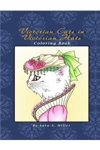 Victorian Cats in Victorian Hats Coloring Book