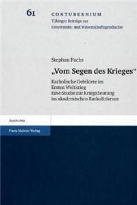Vom Segen Des Krieges