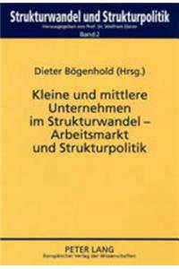 Kleine Und Mittlere Unternehmen Im Strukturwandel - Arbeitsmarkt Und Strukturpolitik