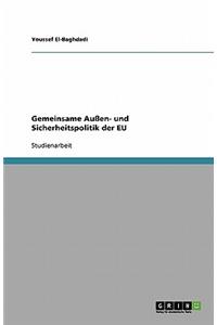 Gemeinsame Außen- und Sicherheitspolitik der EU