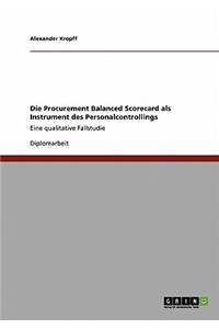 Procurement Balanced Scorecard als Instrument des Personalcontrollings