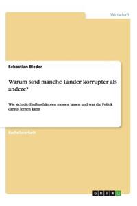 Warum sind manche Länder korrupter als andere?