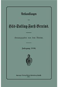 Verhandlungen Des Hils-Solling-Forst-Vereins