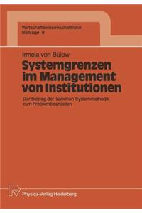 Systemgrenzen Im Management Von Institutionen