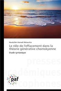 Le Rôle de l'Effacement Dans La Théorie Générative Chomskyenne