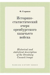 Historical and statistical description of the Orenburg Cossack troops