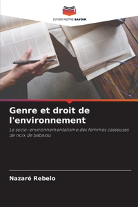 Genre et droit de l'environnement