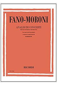 ANALISI DI CONCERTI PER PIANOFORTE E ORC