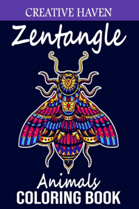 Creative haven Zentangle Animals Coloring Book