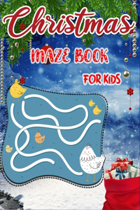 Christmas Maze Book For Kids