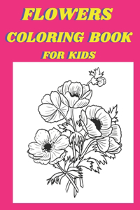Flowers Coloring Book For Kids