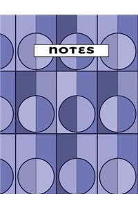 60's Stylized Notebook: (Blue)