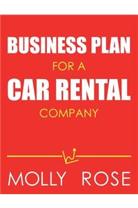 Business Plan For A Car Rental Company