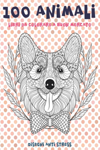 Libri da colorare a buon mercato - Disegni Anti stress - 100 Animali