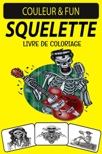 Squelette Livre de Coloriage