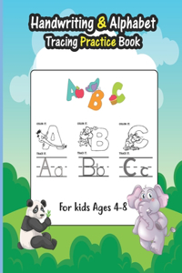 Handwriting & Alphabet Tracing Practice Book For Kids