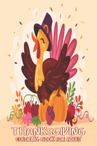 Thanksgiving Coloring Books for Adults