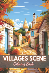 Villages Scene Coloring Book