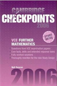 Cambridge Checkpoints Vce Further Mathematics 2006