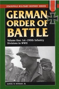 German Order of Battle, Volume 1