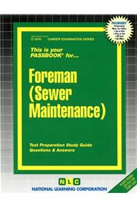 Foreman (Sewer Maintenance)