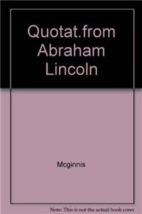 Quotations from Abraham Lincoln