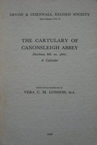 The Cartulary of Canonsleigh Abbey