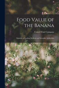 Food Value of the Banana