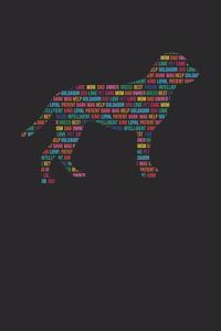 Goldador Notebook 'Word Cloud' - Gift for Goldador Lovers - Goldador Journal