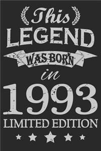 This Legend Was Born In 1993