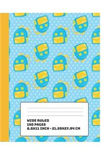 Composition Notebook for School