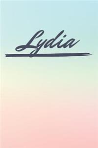 Lydia: Personalized Lydia Journal / Birthday Gift / Greeting Card / Diary Name Gift Alternative