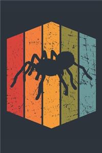 Retro Tarantula Notebook - Gift for Tarantula Lovers - Vintage Tarantula Journal - Tarantula Diary for Boys and Girls
